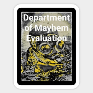 Department of Mayhem 1 Sticker